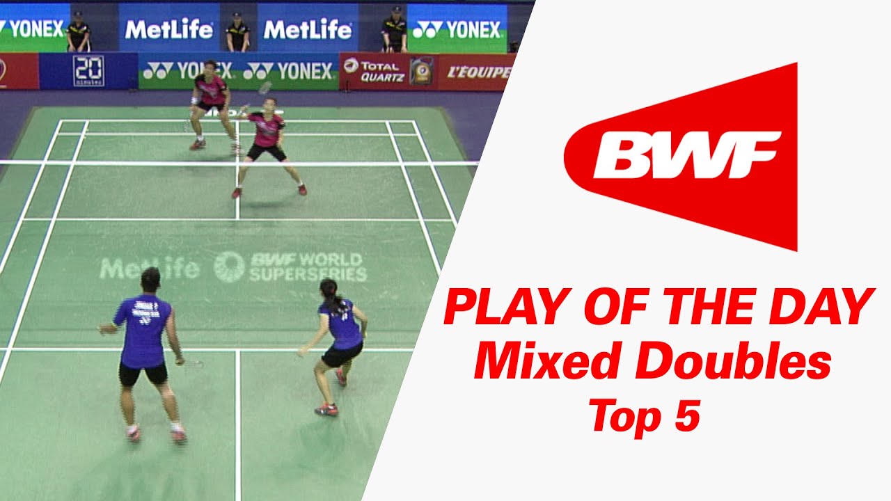 Mixed Doubles Top 5 Play Of The Day Badminton YouTube