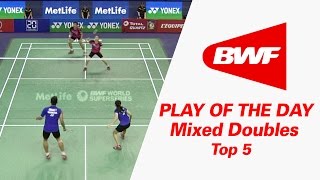 Http://smarturl.it/bwfsubscribe mixed doubles - top 5 | play of the
day badminton "play day", a recap from past 12 months #5 –...