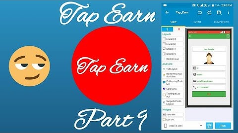 How to make professional earning app on sketchware. (Part 9)