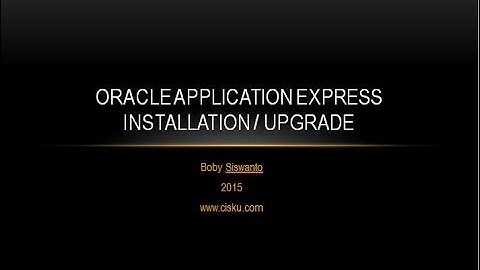Step by Step How To Install Oracle APEX 5 to Oracle DB 11g XE on Windows 7