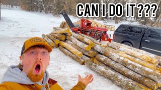 CAN I PROCESS ALL THESE FIREWOOD LOGS IN ONE DAY???