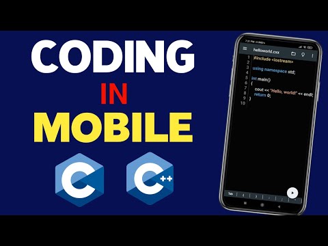 How to Run C/C++ Program in Mobile | C++ Compiler for mobile | How to Run Coding in Android (Hindi)