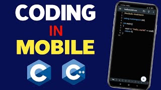 How to Run C/C++ Program in Mobile | C++ Compiler for mobile | How to Run Coding in Android (Hindi) screenshot 1