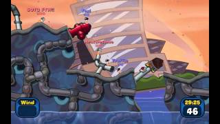 Worms Reloaded Solo Campaign Levels 1-4