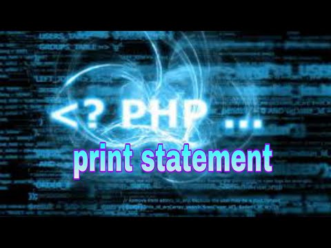 php print statement