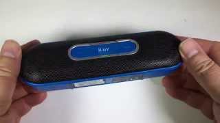 iLuv Syren NFC-enabled Bluetooth Portable Speaker for iPhone & Android Phones iLuv Rollick Portable Bluetooth Stereo Speaker Review