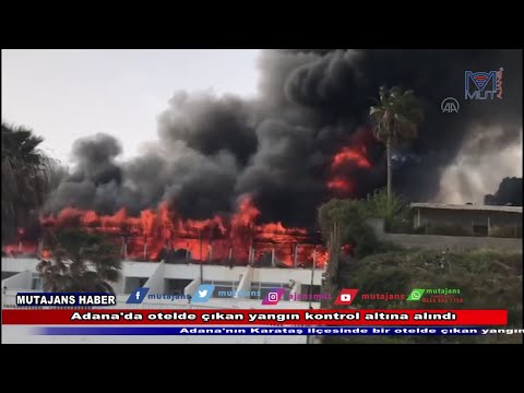 Adana'da otelde çıkan yangın kontrol altına alındı