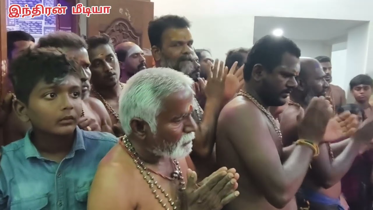 ஐயப்பன் பஜனையில் குபீரென புகுந்த குட்டிகருப்பன்... தூள் கிளப்பும் ஆட்டம்