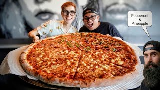 The Beard Meats Food Combo Vs. Floridas Biggest Pizza Challenge