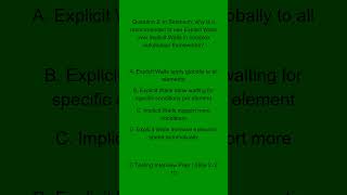 Selenium + Java Advanced Interview Questions – Part 1 (Experienced QA Automation Engineers) | Q -  2