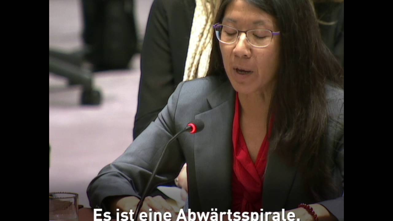 Rede von Dr. Joanne Liu Internationale Präsidentin von MSF UN-Sicherheitsrat