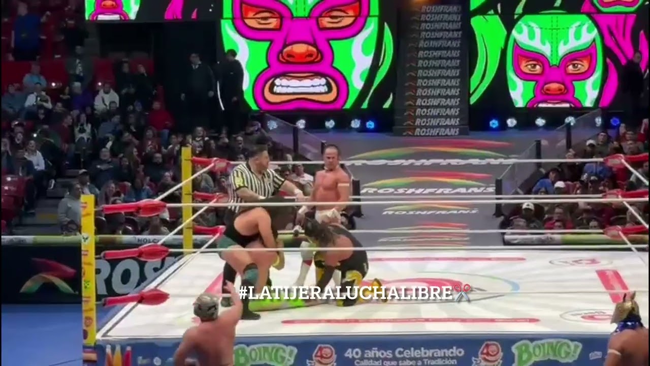 Volador Jr le quita su máscara a Neón en la Arena México 