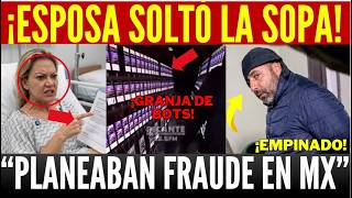 KARMA ¡ESPOSA SOLTÓ LA SOPA! IBAN POR SHEINBAUM. SALINAS PAGÓ ATAQUES. CAE GRANJA DE BOTS, HOY
