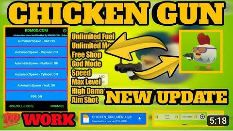 Chicken Gun mod menu 3.2.06 100% working