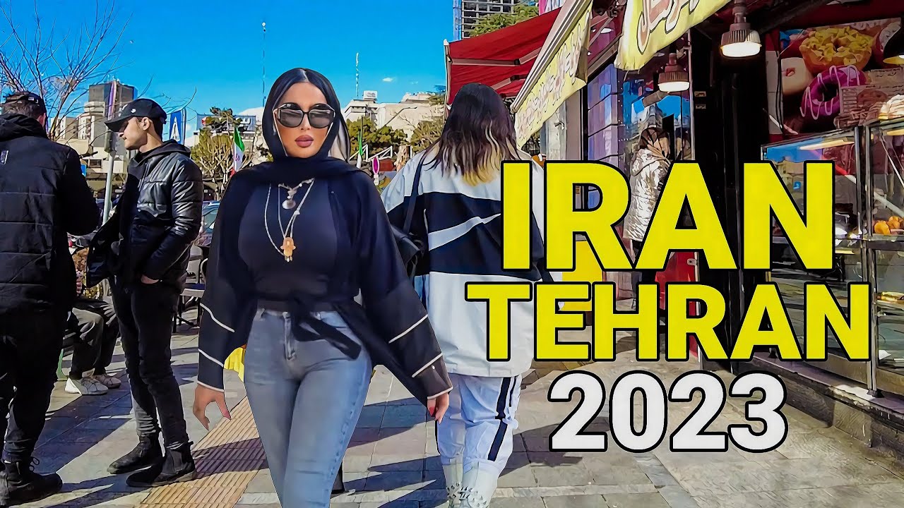 IRAN Today walking street tour in tehran city 2023 vlog ایران