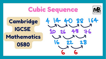 How to find the nth term expression of a cubic sequence - IGCSE, GCSE, Edexcel Math