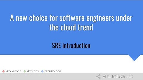 SRE Introduction: A New Choice for Software Engineers in the Cloud Era