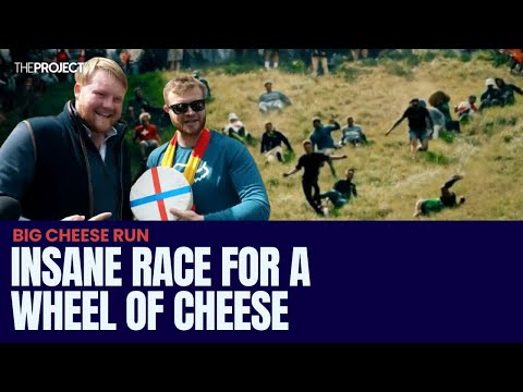 The Insane Race That Has Competitors Versing A Wheel Of Cheese