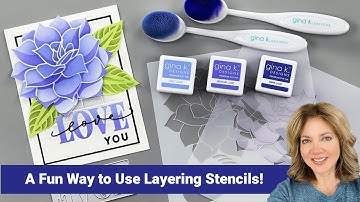 A Fun Way to Use Layering Stencils!