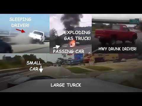 driving-fails-and-road-rage-|-sleeping-driver-exploding-truck