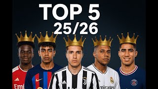 🔥 Top 5 European Football Teams 2025/26 | Who’s the Best Right Now? ⚽👑