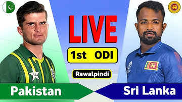 Pakistan vs Sri Lanka 1st ODI Match Live  | PAK vs SL Live Score & Commentary