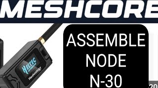 Assemble N30 Meshcore Heltec v3 Black Case Node 