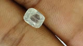 2.22 Carat Ceylon Loose White Sapphire Gemstone