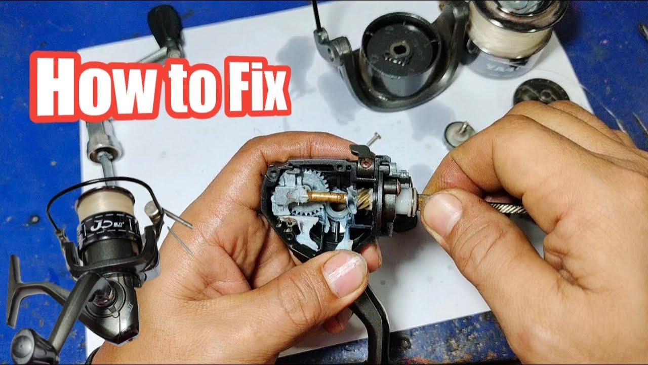 How to fix reel /Repair A Fishing Reel In Less Than 14 Minutes