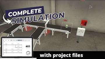 Material Sorting in 2 MINUTES  | PLC Programming | Ladder Logic | Simulation