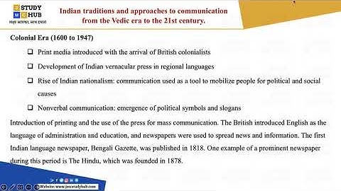Evolution of Communication: From Vedic Era to the 21st Century | UGC NET JMC