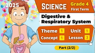 Digestive & Respiratory System | Grade 4 | Unit 1 - Concept 1 - Lesson 3 - Part (2/2) | Science