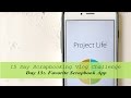 15 Day Scrapbooking Challenge // Day 13: Project Life App