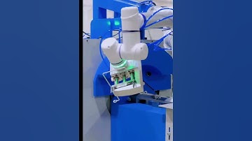 Elite Robots CS66 #cobot metal bending with CNC machine by Stark