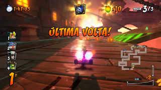 CRASH TEAM RACING NITRO FUELED: Coco Bandicoot @ Cortex Castle Gameplay Yuzu 60 fps