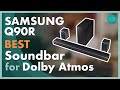 Samsung Q90r Soundbar Setup and Review / Best Atmos Soundbar EVER MADE!?!?!