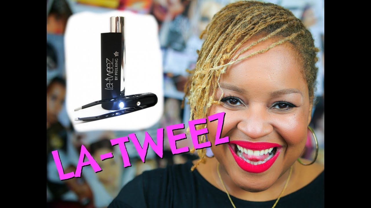 THE BEST TWEEZERS EVER!!!!!!!! LATWEEZ Pro Illuminating Tweezer