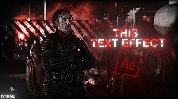 HOW TO: Make Blood Style Text With Fractal Noise ; After Effects