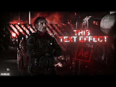HOW TO: Make Blood Style Text With Fractal Noise ; After Effects