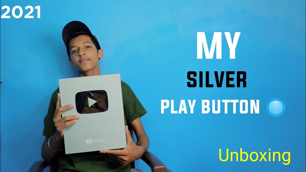 Silver Play Button Unboxing ⚡⚡ We all Made it Together