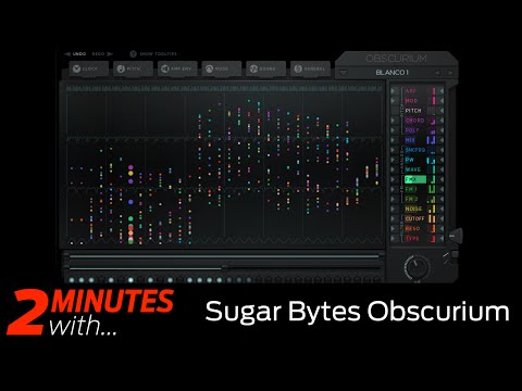 Sugar Bytes Obscurium VST/AU plugin in action