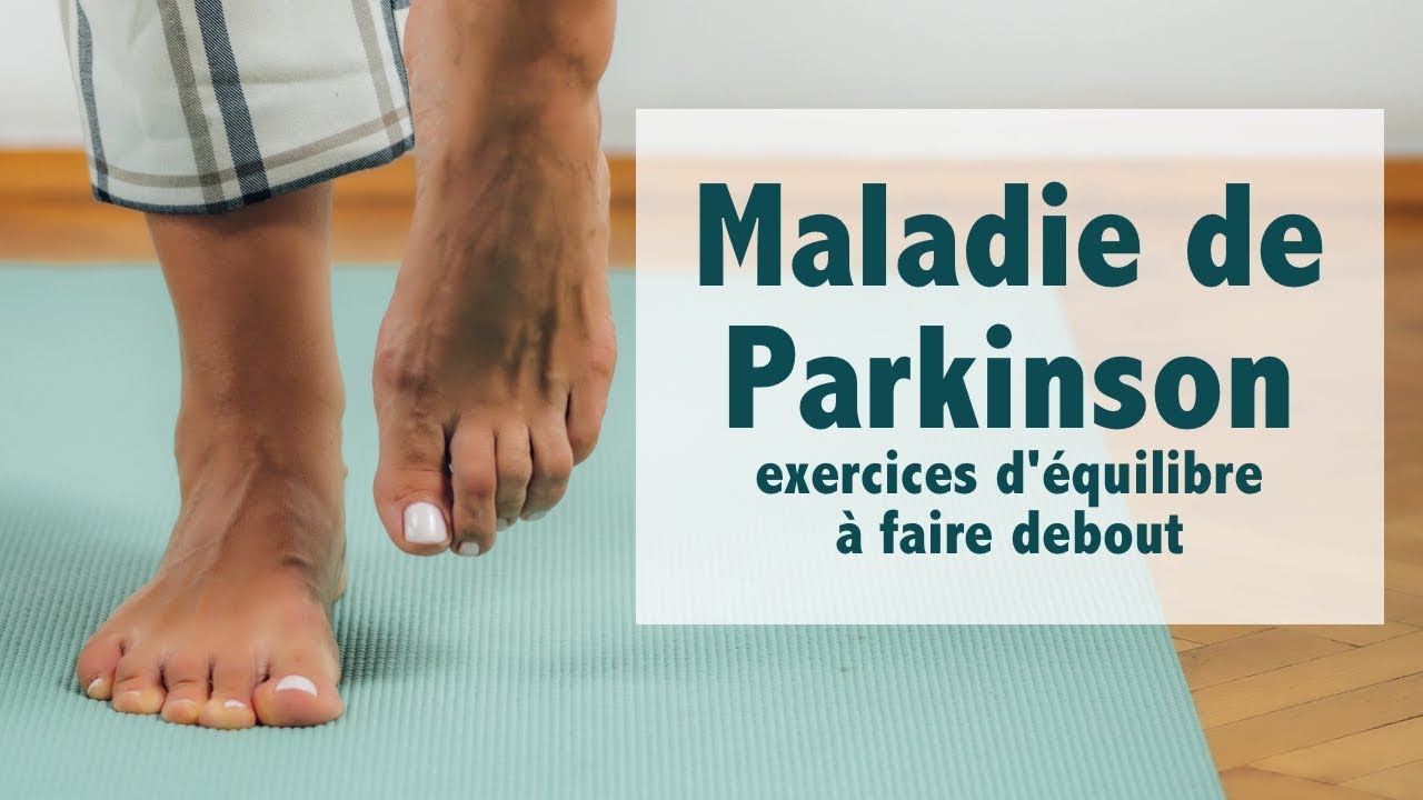 Maladie de Parkinson exercices d'équilibre debout, dynamique (niv. 2