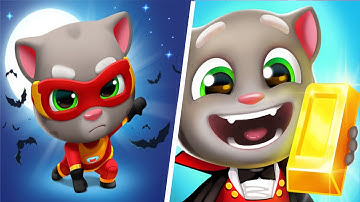 Talking Tom Hero Dash VS Talking Tom Gold Run - Gameplay Walkthrough - All Levels IOS,  (Ep-29)