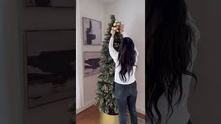 Budget friendly way to decorate a Christmas tree