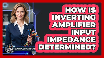 How is inverting amplifier input impedance determined?