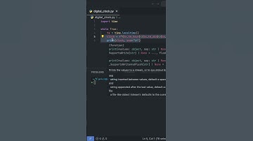 Build A Digital Clock in Python With Only 6 Lines of Code!