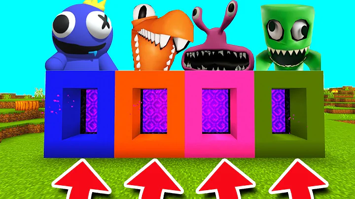 Minecraft PE : DO NOT CHOOSE THE WRONG RAINBOW FRIENDS! (Blue, Orange, Pink & Green) - DayDayNews