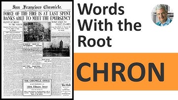 Words With the Root CHRON (5 Illustrated Examples)