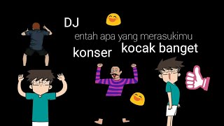 Lucu,konser salah apa aku-ilir7 versi animasi😄