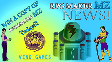 Giving away a copy of RPG Maker MZ and reading updates on the new engine. MZ HYPE!